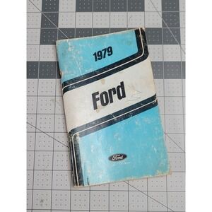 1979 Ford Owner's Manual User Guide Car Maintenance Service Specifications